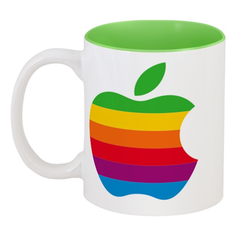 Кружка Printio цветная внутри Чашка apple