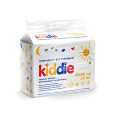 Пеленки детские одноразовые Kiddie Эконом 60x40, 30 шт.