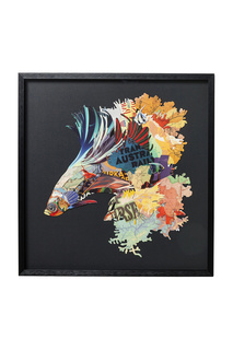 Картина в рамке Fish 65х65 см Kare