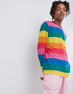 Свободный лонгслив ASOS DESIGN-Мульти