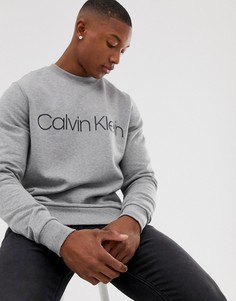 Светло-серый свитшот Calvin Klein