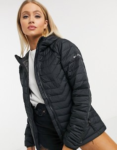 Черная куртка с капюшоном Columbia Powder Lite-Черный