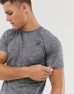 Серая футболка New Balance Running Tenacity-Серый