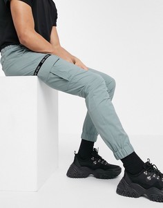 Облегающие брюки-карго ASOS Dark Future-Синий