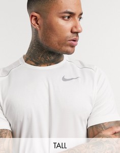Белая футболка Nike Running Tall Miler-Белый