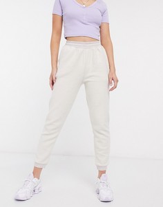 Джоггеры с начесом ASOS 4505-Кремовый
