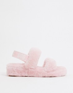Светло-розовые сандалии UGG-Розовый
