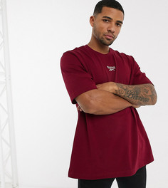 Бордовая футболка с логотипом Reebok Classics эксклюзивно для ASOS-Красный