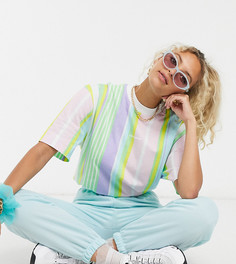 Футболка в полоску COLLUSION Unisex-Мульти