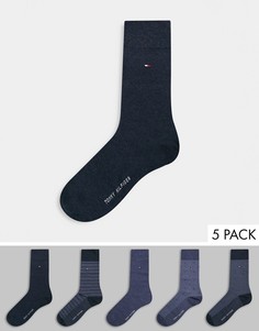 Подарочный набор из 5 пар носков Tommy Hilfiger-Мульти