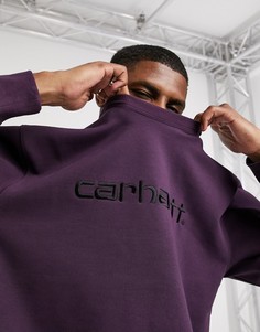 Фиолетовый свитшот с логотипом Carhartt WIP