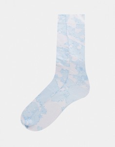 Пастельные спортивные носки с принтом тай-дай ASOS DESIGN-Мульти
