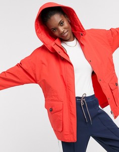 Красная парка в стиле милитари с капюшоном Tommy Hilfiger-Красный