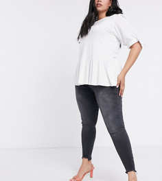 Черные джинсы скинни River Island Plus-Черный
