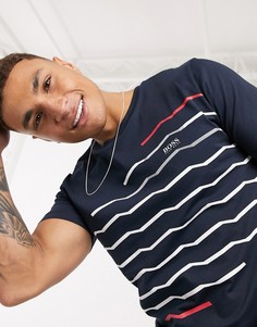 Футболка BOSS Athleisure-Темно-синий