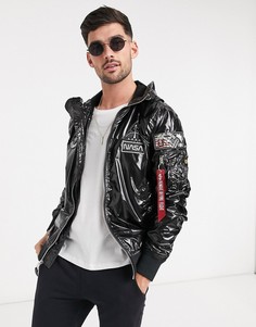 Черная куртка из тафты Alpha Industries-Черный