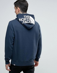 Темно-синий худи с логотипом The North Face Drew