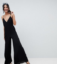 Комбинезон ASOS DESIGN Tall-Черный