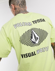 Футболка цвета лайма Volcom-Зеленый