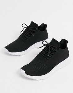 Черные кроссовки для бега New Look-Черный