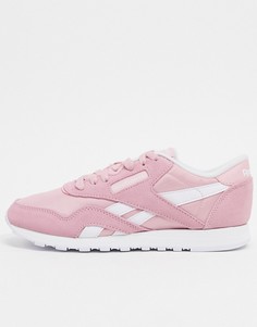 Розовые кроссовки Reebok Classic-Розовый