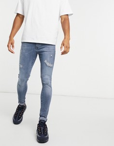 Синие джинсы River Island-Синий