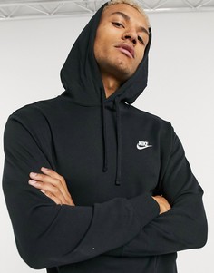 Черный худи Nike Club
