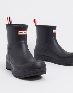 Черные ботинки Hunter-Черный