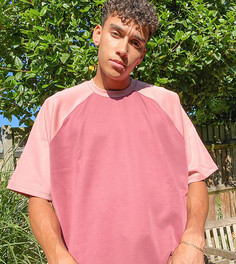 Розовая футболка oversized ASOS DESIGN Tall-Розовый