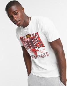 Белая футболка Mitchell & Ness NBA Chicago Bulls The Last Dance 98-Белый