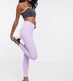 Леггинсы с завышенной талией ASOS 4505 Tall-Фиолетовый