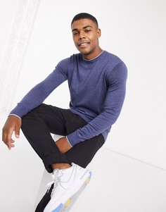 Джемпер с круглым вырезом Tommy Hilfiger-Синий
