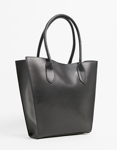 Черная сумка-шоппер Pieces-Черный