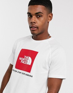 Белая футболка с рукавами реглан The North Face-Белый