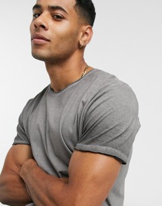 Черная футболка с эффектом выцветания Brave Soul-Черный