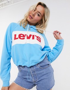 Худи синего цвета в стиле колор блок Levis-Синий Levis®