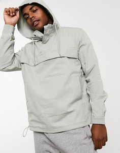 Зеленая ветровка Bershka-Зеленый