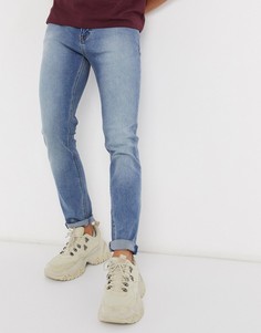 Синие джинсы скинни ASOS DESIGN-Синий