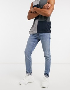Синие джинсы скинни в винтажном стиле ASOS DESIGN-Синий