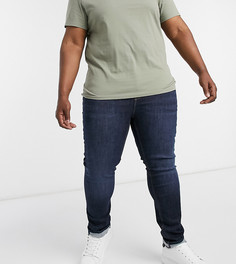 Темные джинсы скинни ASOS DESIGN Plus-Синий