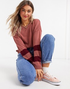 Джемпер в полоску Brave Soul-Розовый