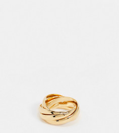 Позолоченное кольцо Orelia-Золотой
