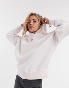 Oversized-худи розового цвета Reebok Training-Розовый