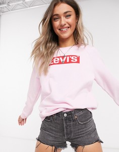 Розовый свитшот с круглым вырезом и принтом Levis Levis®