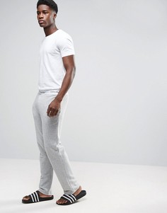 Штаны для дома классического кроя из хлопка Calvin Klein-Серый