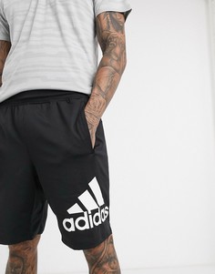 Черные шорты с логотипом adidas Training-Черный
