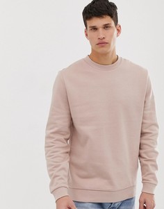 Темно-бежевый свитшот ASOS DESIGN