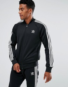 Черная спортивная куртка adidas Originals Superstar BK5921-Черный