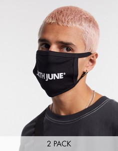 Набор из двух масок для лица Sixth June-Черный