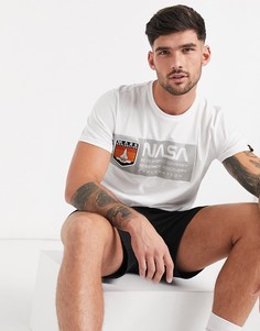 Белая трикотажная футболка Alpha Industries 09-Белый